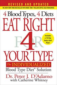 eat right for your type dr peter j d'adamo