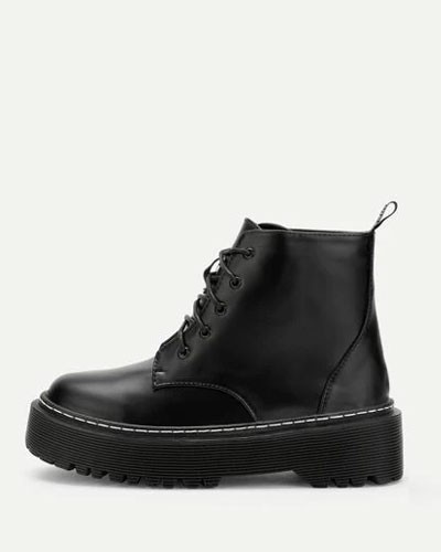 black combat boots Shein