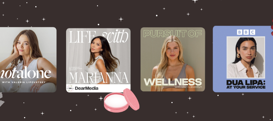 Woman Podcast, Empowering Woman Voices, Girlhood, Valeria Lipovetsky, Dua Lipa, Marianna Hewitt, Mari Llewellyn, woman power, feminity, podcast lead by women.