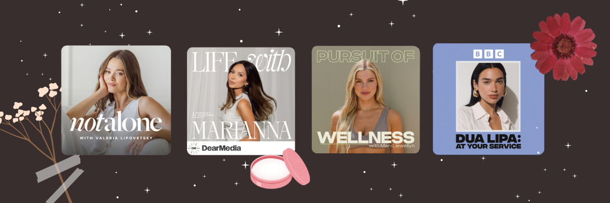 Woman Podcast, Empowering Woman Voices, Girlhood, Valeria Lipovetsky, Dua Lipa, Marianna Hewitt, Mari Llewellyn, woman power, feminity, podcast lead by women.