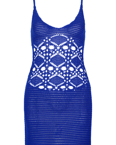 MESHKI BLUE DRESS BEACHWEAR FASHION SUMMER STYLE