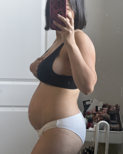gabby ron postpartum body motherhood